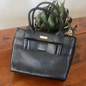 Kate Spade NY Quinn Villabella black bow handbag